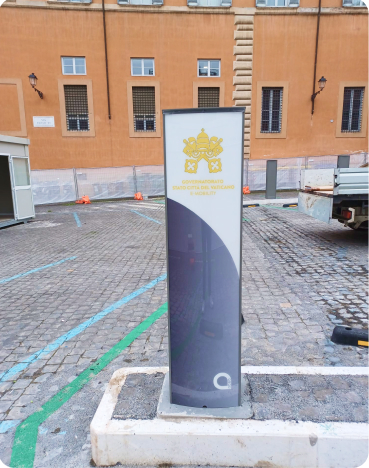 colonnina di ricarica Vaticano