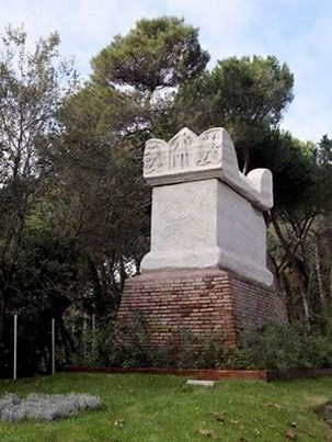 Dettaglio della zona Tomba di Nerone a Roma