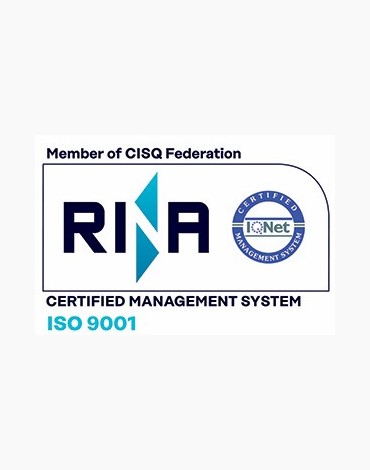 Logo della certificazione ISO 9001 di Areti
